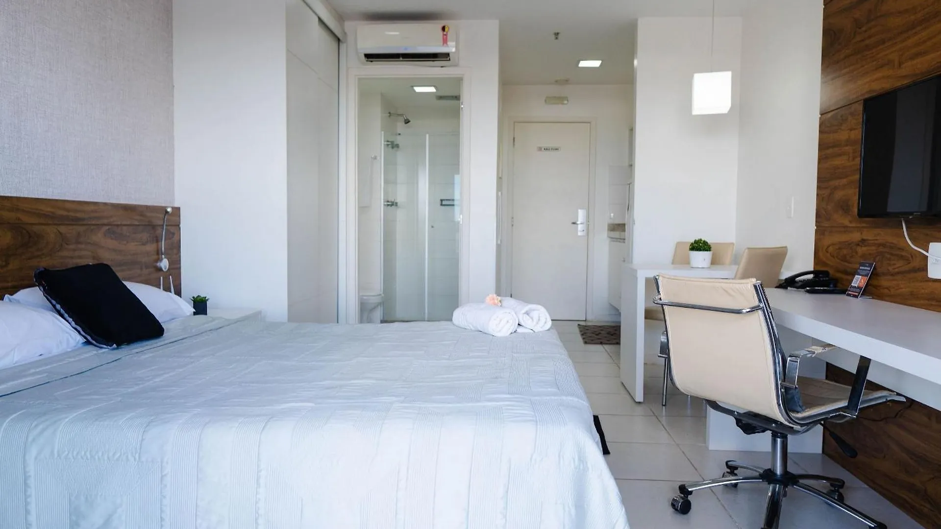 V907 Lindo Flat Em Hotel Bsb Vista Maravilhosa Brasilia